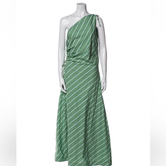 Faithfull the Brand Laureles Midi Dress in Akaia Stripe - Picture 2 of 2